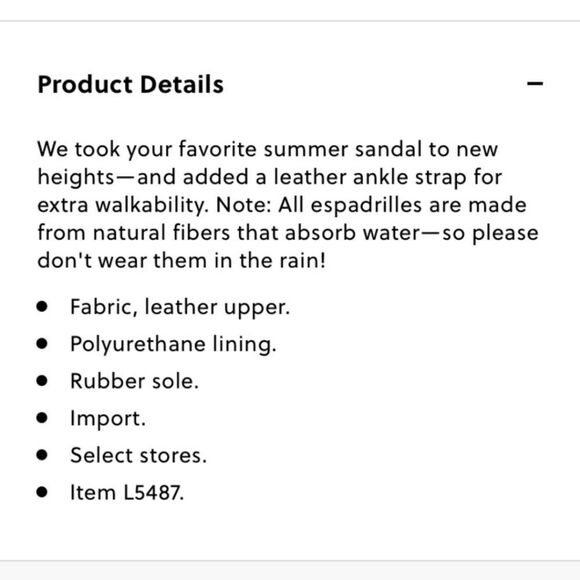 Jcrew NWT black  strap platform wedge espadrilles 6.5 - Picture 12 of 13